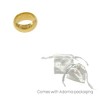 Adornia Tarnish Resistant 14k Gold Plated 10mm Domed Cigar Band - image 2 of 4