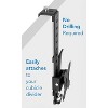 Mount-It! Cubicle Monitor Mount Hanger Attachment, Height Adjustable VESA Bracket for a 17" to 32" Screen, Adjustable Hook Supports up to 17.6 Lbs. - image 3 of 4