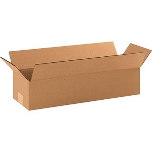 Box Partners Long Corrugated Boxes 18" x 4" x 4" Kraft 25/Bundle 1844 - 1 of 4