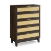TIRAMISUBEST 5-Drawer Dresser - Walnut Finish Sideboard Cabinet for Bedroom Storage - 3 of 4