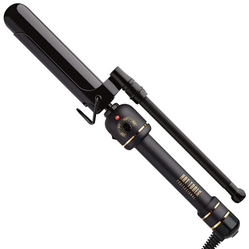 HOT TOOLS Pro Artist Black Gold Marcel Curling Iron/Wand | For Extra Smooth Shiny Styles (1 1/4" ) Model #HO-HT1130BG, 1 of 8