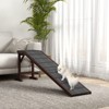 VisioGear Dog Ramp for Bed, Pet Ramp for Dogs with Non-Slip Carpet and Top Platform, Brown, 74"*16"*25" - 4 of 4