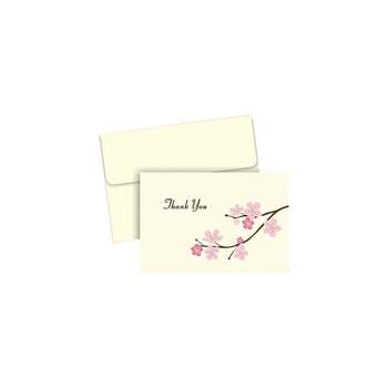 JAM Paper® Blank Cards, 3 1/2 x 4 7/8, Fold-Over, White, Pack Of 100