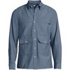 Lands' End Men's Long Sleeve Textured Twill Utility Shirt - 3 of 4