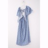 Maternity Dresses Knotted Side Slit Knee Length Dress - 4 of 4