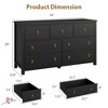 3/6/7 Drawer Dresser for Bedroom,  29"/47'' /54'' Wide Dresser, Chest of Drawers, Wooden Dressers Chest with Clothes Storage Cabinet - 2 of 4