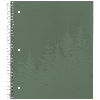 Five Star 100g College Ruled Notebook 11&#34;x9.75&#34; Olympic Green_4