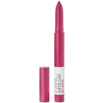 Longwear Lipstick 0.04oz Ink Matte Super : Crayon - Target Lipstick, Stay Maybelline