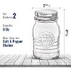 Bormioli Rocco Officina 1825 Salt And Pepper Shaker, Set Of 2, Clear, 8 Oz. Stain Resistant, Durable Glass Jars, Made In Italy - 2 of 4