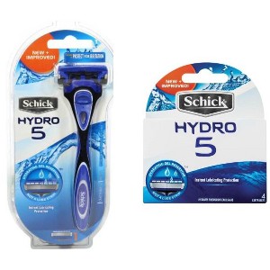 Schick Hydro 5 Razor with 4 Refill Blade Cartridges - 1 of 4