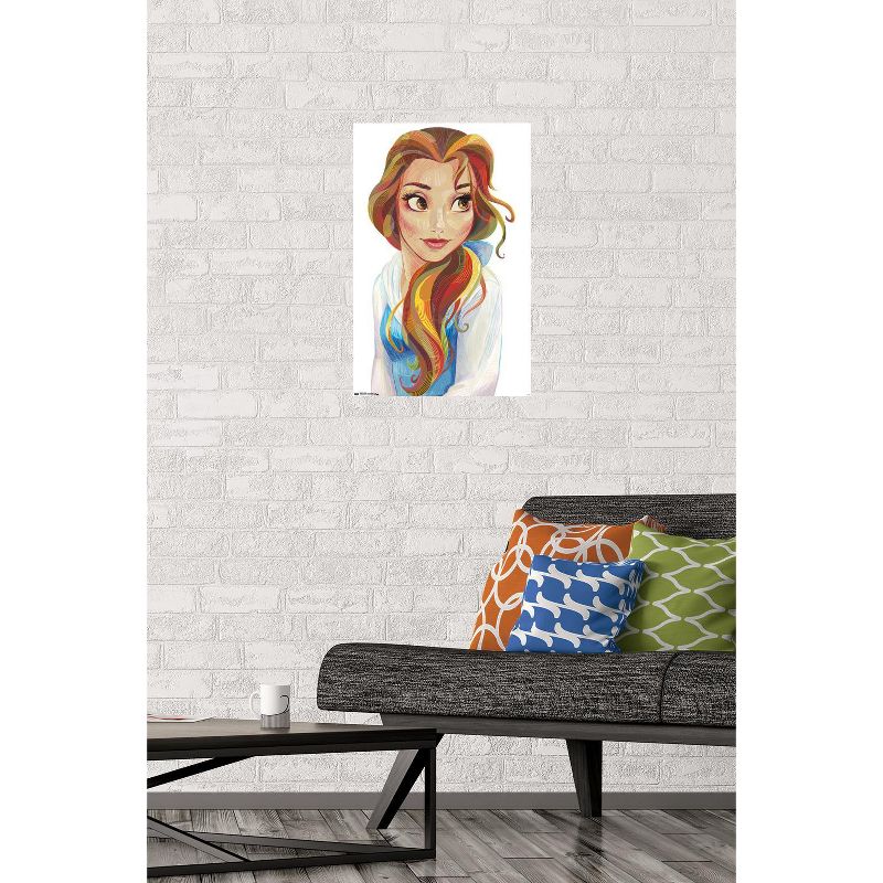 Trends International Disney Beauty And The Beast - Belle - Stylized Unframed Wall Poster Prints, 2 of 7