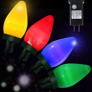 WOPET 32.8ft Multicolor Christmas String Lights - Vintage Bulb Lights For Christmas Home Party Patio - 1 of 4