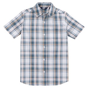 Lands' End Kids Short Sleeve Poplin Camp Shirt - 1 of 3