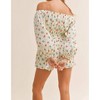 Women's Floral Off Shoulder Romper - MABLE - 2 of 4