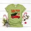 Simply Sage Market Women's Farm Fresh Christmas Trees Truck Short Sleeve Graphic Tee - 3 of 4