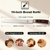 imarku Bread Knife 10 Inch Serrated Edge German High Carbon Stainless Steel Cake Knife Bread Cutter for Homemade Crusty Bread - 4 of 4