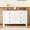 Lycvki Retro Wooden Dresser with 6 Drawer for Bedroom - 3 of 4