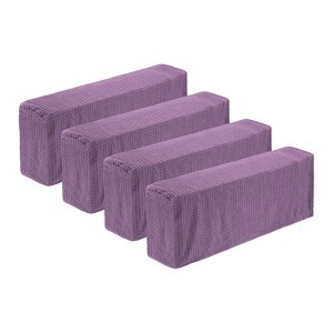 Unique Bargains Breathable Scratch Resistant Washable Plaid Armchair Covers 4 Pcs - 1 of 4