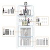 Corner Wine Cabinet with Removable Wine Rack - 3 of 4