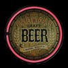 Northlight LED Craft Beer Bottle Cap Neon Lighted Wall Sign - 12.5" - Red - 2 of 4