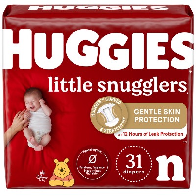 Huggies Little Snugglers Diapers Jumbo Pack - Size Newborn