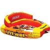 AIRHEAD AHLW-2 Live Wire 2 Inflatable 1-2 Rider Towable Tube & 50'/60' Tow Rope - image 4 of 4