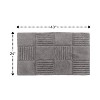 Knightsbridge Chakkar Board 220 GSF Non Skid Back Bath Rug 24" x 40" - 2 of 4