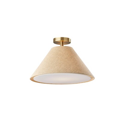 Valencia Flush Mount Ceiling Light Brass - Threshold™