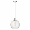 Margo Mid-Century Modern Pendant Light - Sleek White Glass Globe, 100W, Dimmable, Dry Rated - 4 of 4