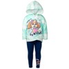 Paw Patrol Everest Skye Girls Pullover Crossover Fleece Hoodie and Leggings Outfit Set Toddler to Little Kid - 2 of 4