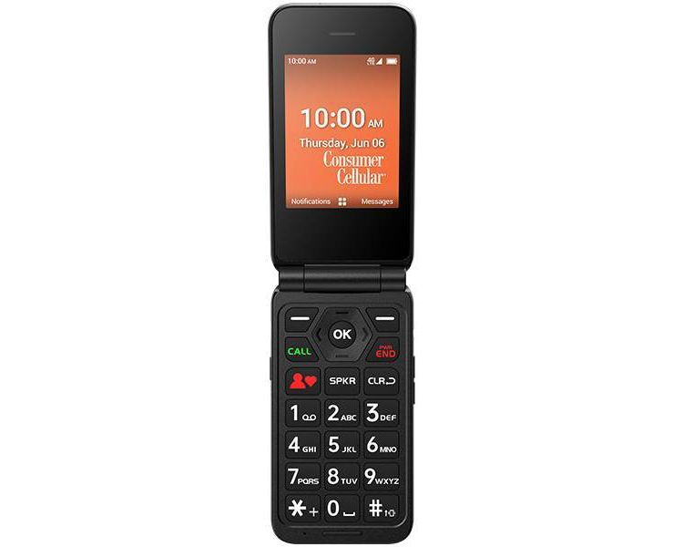Consumer Cellular Iris Easy Flip (8GB) - Red, 6 of 11