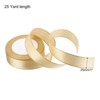 Unique Bargains Double Face Wide Satin Ribbon with Gold Edges for Wedding Bouquet - 2 of 4