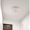 Elegant Lighting Century 4 light Chrome Flush Mount Clear Royal Cut Crystal - 2 of 4