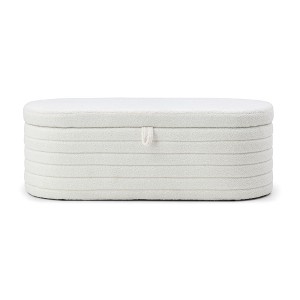 NicBex Storage Ottoman Bench for Bedroom,Modern Storage Bench with Easy-to-Open Pull Ring,Ottoman for Living Room, Bedroom,Entryway - 1 of 4