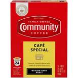 Community Coffee Cafe Special Medium Roast Coffee - Single Serve Pods - 24ct