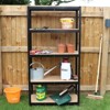 5-Tier Storage Rack, Garage Heavy Duty Metal Storage Shelving, Adjustable 5 Tier Storage Shelves - 3 of 4