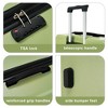 Hardshell Suitcase With Lightweight TSA Approved Locks And 3-level Telescopic Handle Swivel Suitcase Travel Luggage With Expandable Function - 4 of 4
