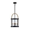 Artcraft Lighting Aurelia 4 - Light Pendant in  Black/Brushed Brass - 3 of 4
