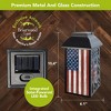 Briarwood Lane Everyday Lantern 12" x 6" x 6" Wooden Flag Solar Lantern - 2 of 4
