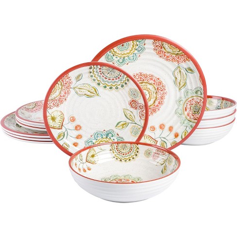 Paperproducts Design 5-Piece L'Olive and Le Tomate Porcelain Crouette Set  with Tray
