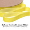 Unique Bargains Velvet Single Side Christmas Vintage Ribbon 1 Pc - 2 of 4