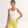Anna-Kaci Active Women's V-Neck Cropped Tank Top with Spaghetti Straps and Built-In Bra for Yoga and Everyday Comfort - 2 of 4