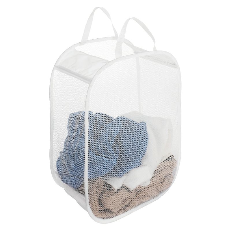 Pop and Fold Laundry Bag White - Room Essentials&#8482;, 2 of 4