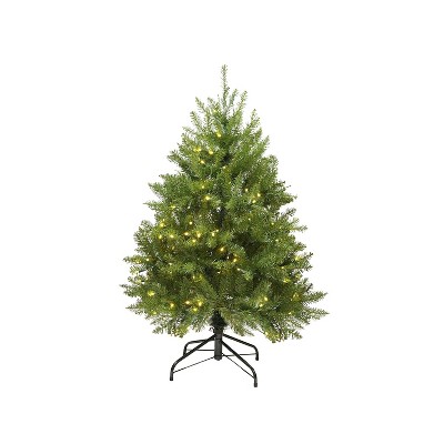 Northlight 4' Pre-Lit Full Artificial Christmas Tree LED Northern Pine - Warm Clear Lights