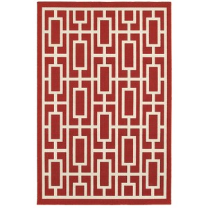 Oriental Weavers Meridian 5'3" x 7'6" Machine Woven Rug in Red - 1 of 3