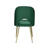 Meridian Furniture,Logan Velvet Dining Chair, Set of 2 - 2 of 4