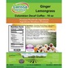 Larissa Veronica Ginger Lemongrass Colombian Decaf Coffee (Gourmet, Naturally Flavored, Whole Coffee Beans) (16 oz, ZIN: 560659) - 2 of 4