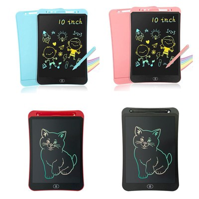 Link Kids LCD 10inch Color Writing Doodle Board Tablet Electronic Erasable Reusable Drawing Pad Educational & Learning Toy