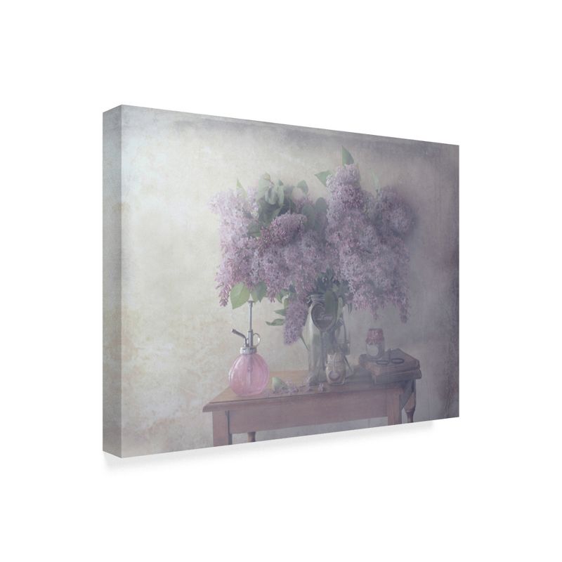 Trademark Fine Art -Delphine Devos 'Sweet Lilacs Purple' Canvas Art, 1 of 4