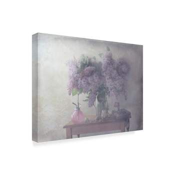 Trademark Fine Art -Delphine Devos 'Sweet Lilacs Purple' Canvas Art